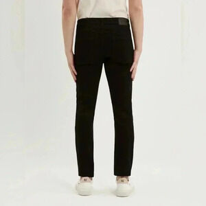 Frank and Oak black “Tyler” skinny casual 5  pocket lightweight denim jeans 30